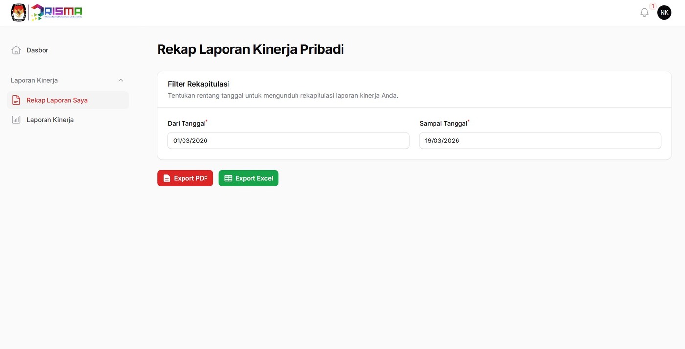 Rekap Laporan Saya