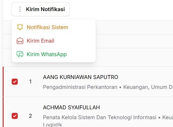 Notif Bulk