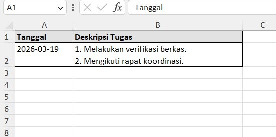 Template Excel